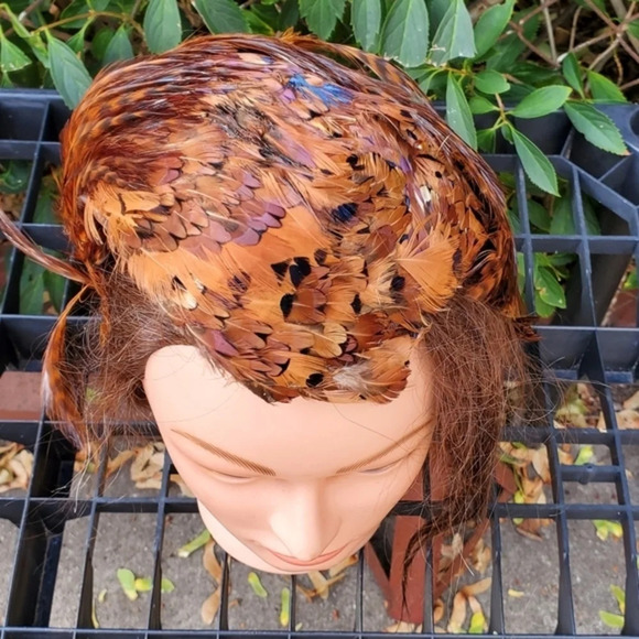 Vintage Pheasant feather fascinator‎ - Picture 4 of 8